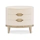  Washed Alabaster Maple Finish ADELA NIGHTSTAND Set 2Pcs by Caracole 