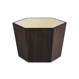 Buy Brown, Gold, Chrome Caracole Accent Tables 