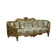 Classic Antique Bronze Gold Fabric 30016 BELLAGIO Sofa Set 2Pcs EUROPEAN FURNITURE