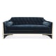 Night Sky Velvet Contemporary Sofa The Cat's Meow by Caracole 
