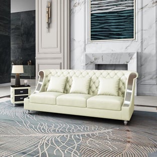 Buy Off-White European Furniture Living Room 