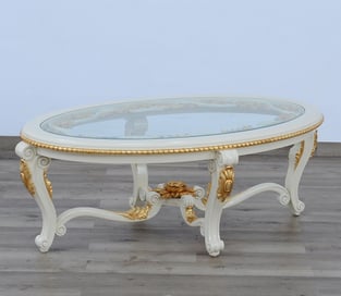 Order Beige, Gold, Antique European Furniture 30017-CT Accent Tables now