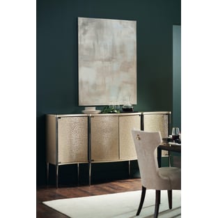 Dining Room  Gold, Black, Ebony Caracole photo