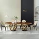 Thumbnail of Gold, Chocolate European Furniture EF-54425-DT Dining Room interior