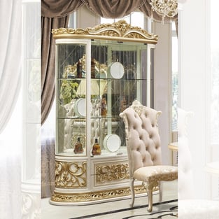 Dining Room  Gold, Cream Homey Design  image