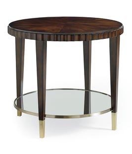 Accent Tables  Brown, Gold Caracole image