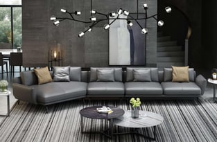 Living Room  Gray, Smoked European Furniture image