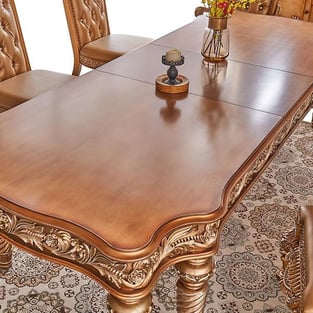 Dining Room  Gold, Light Brown Homey Design  photo