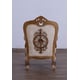 Luxury Sand & Gold Wood Trim SAINT GERMAIN Chair Set 2Pcs EUROPEAN FURNITURE 