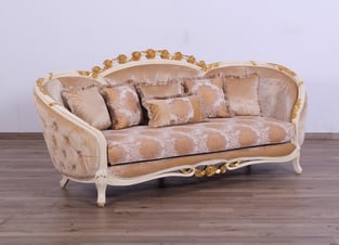 Buy Beige, Gold European Furniture Living Room 