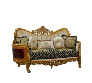 Living Room  Beige, Gold, Antique, Black European Furniture image