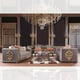 Thumbnail of Order Gold, Gray Homey Design  HD-4PC6024-1 Living Room now