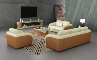 Buy Beige, Cognac European Furniture Living Room 