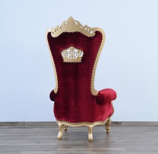 Order Burgundy, Gold, Red European Furniture 35095 Living Room now