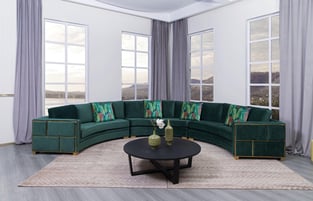 Living Room  Gold, Green Cosmos Furniture photo