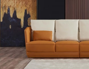 Buy Brown, Orange European Furniture Living Room 