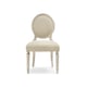 Ivory Performance Fabric Dinig Chair Set 2 Pcs MAY I JOIN YOU? by Caracole 