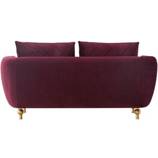 Burgundy, Gold European Furniture EF-22561-L Living Room interior