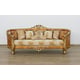 Imperial Luxury Brown & Gold LUXOR II Sofa Set 3Pcs EUROPEAN FURNITURE Solid Wood