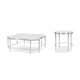 Terrazzo Stone Top & Metal Frame Coffee Table Set 2Pcs WHAT'S THE SCOOP by Caracole 