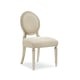 Ivory Performance Fabric Dinig Chair Set 2 Pcs MAY I JOIN YOU? by Caracole 