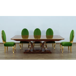 Buy now Gold, Emerald, Ebony European Furniture 44697-DT-Set-9