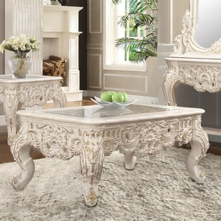 Accent Tables  Gold, Ivory Homey Design  image