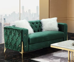 Living Room  Gold, Green Cosmos Furniture photo